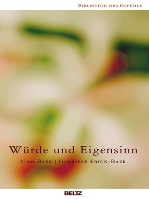 cover image of Würde und Eigensinn